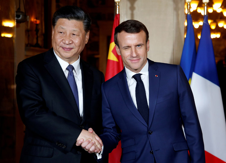 Xi, Macron hold talks as France seeks EU unity on China