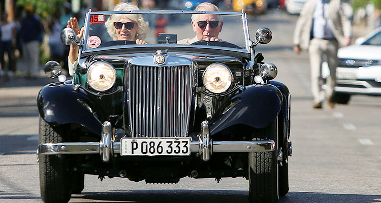 Prince Charles visit shines spotlight on Cuba's classic British cars