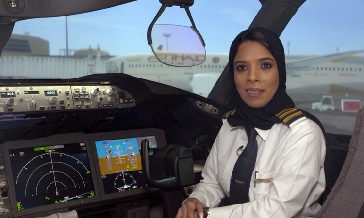 Emirati woman pilot Huda Al Mussalami flies to new heights