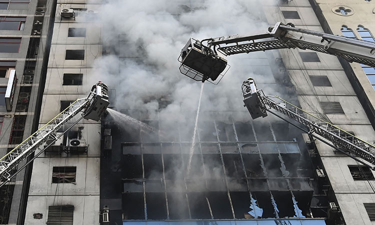 Six people die in fire at unauthorised nursing home in Brazil