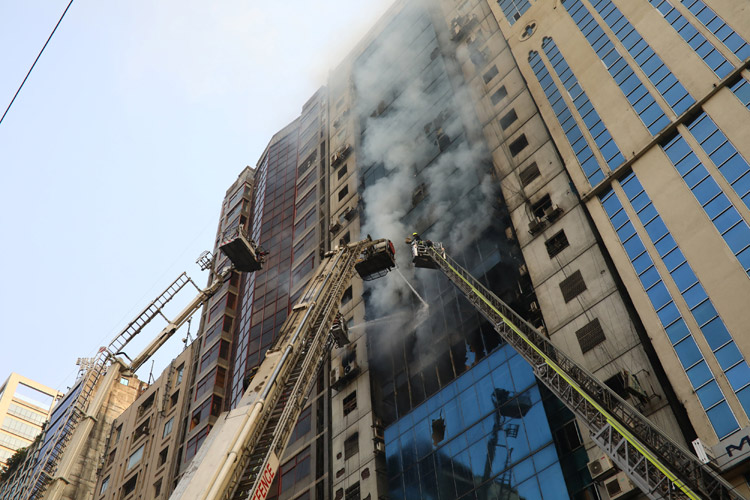 Bangladesh skyscraper inferno death toll rises to 25