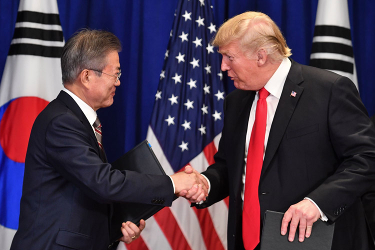 Trump, Moon to meet in Washington in April: Seoul