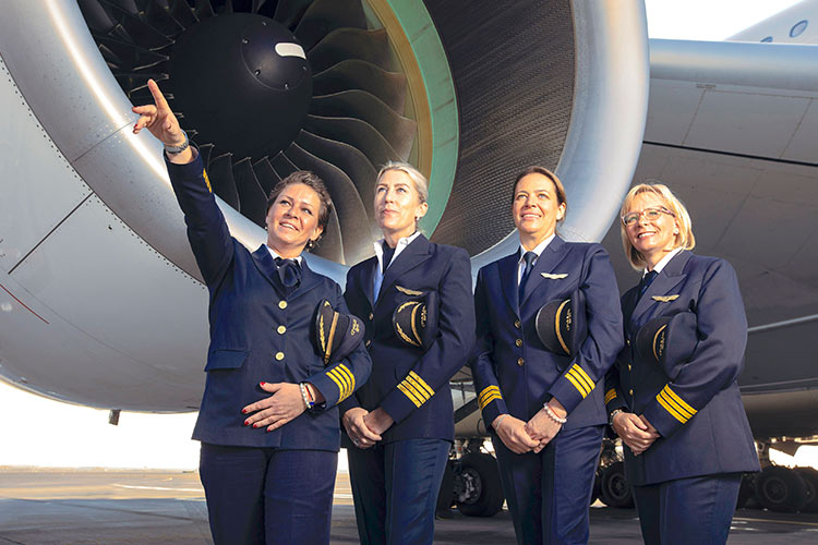 Etihad empowers Women’s Day with all-female crew flight