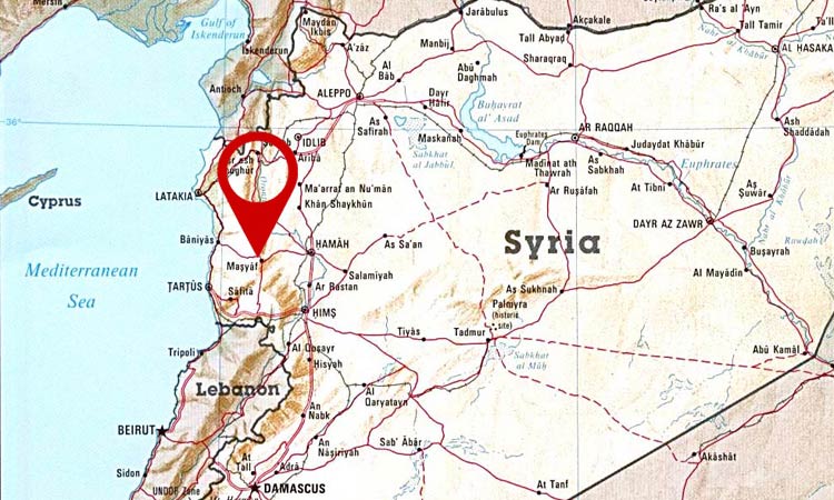 Israeli airstrike wounds six soldiers in central Syria