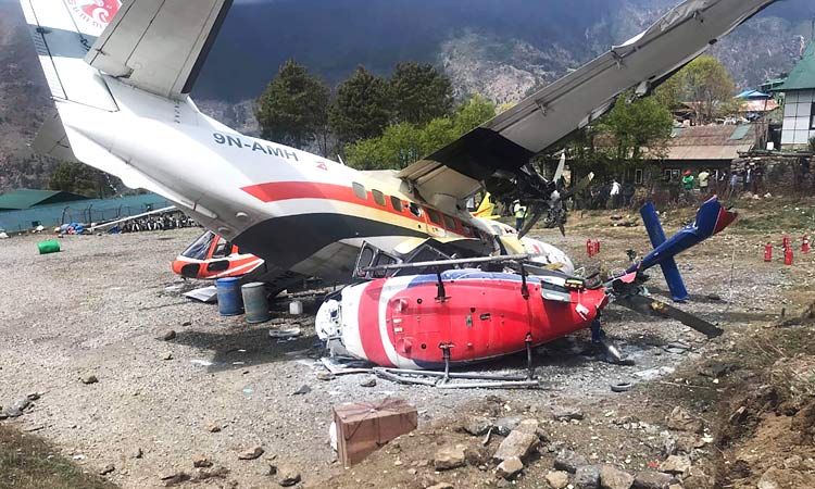 Three killed in aircraft runway accident near Everest