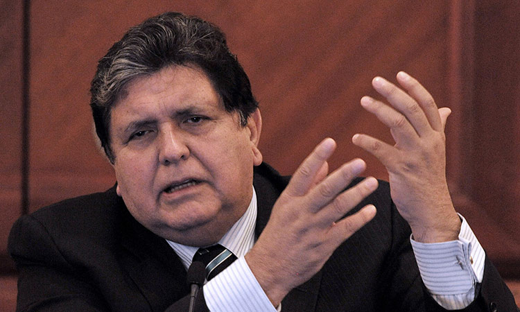  Peru's ex-president Garcia dies after shooting himself to avoid arrest