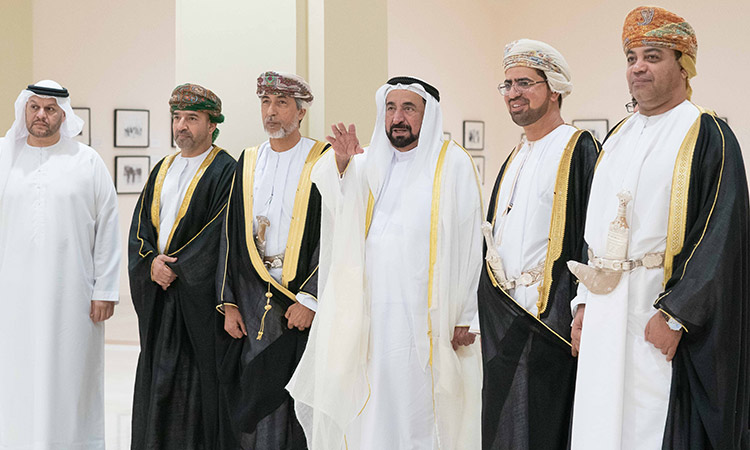 Sheikh Sultan receives Omani environmental delegation