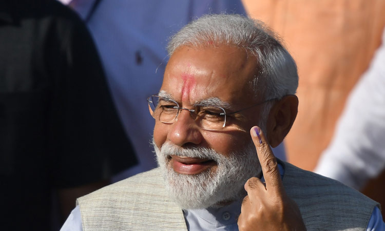 Modi casts vote on India’s ‘Super Tuesday’