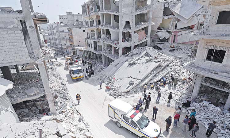 Huge explosion claims 14 civilians in Syrian area