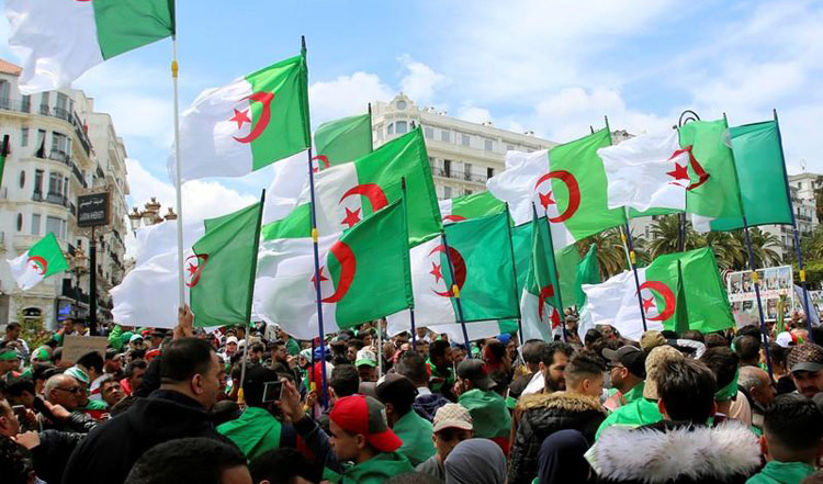 Thousands protest against Algeria’s ruling elite