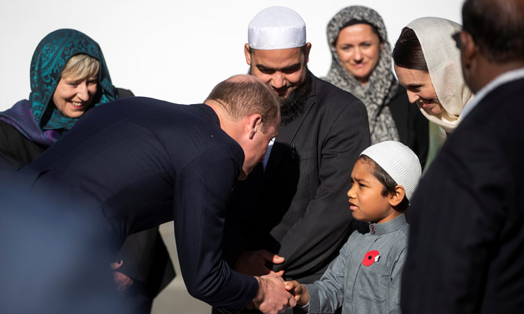 Prince William visits New Zealand mosques attacked by gunman, meets survivors