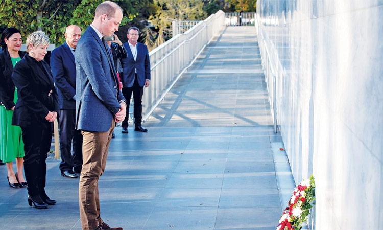 Terrorism must be defeated, William tells survivors