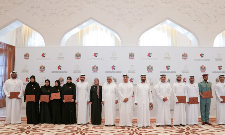 Sheikh Mohammed honours winners of ‘Happiness and Positivity Medal’