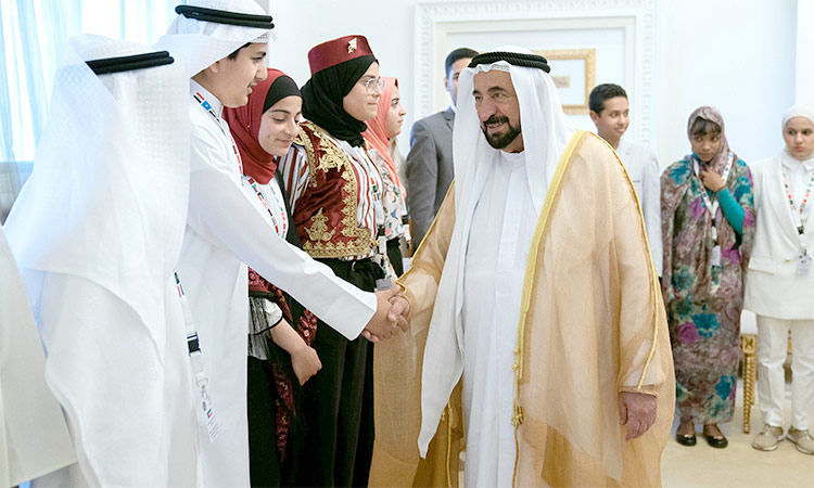 Sultan attends first session of Arab Children Parliament