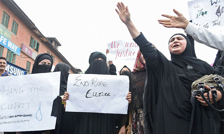 Protests in Indian Kashmir over rape of 3-year-old child