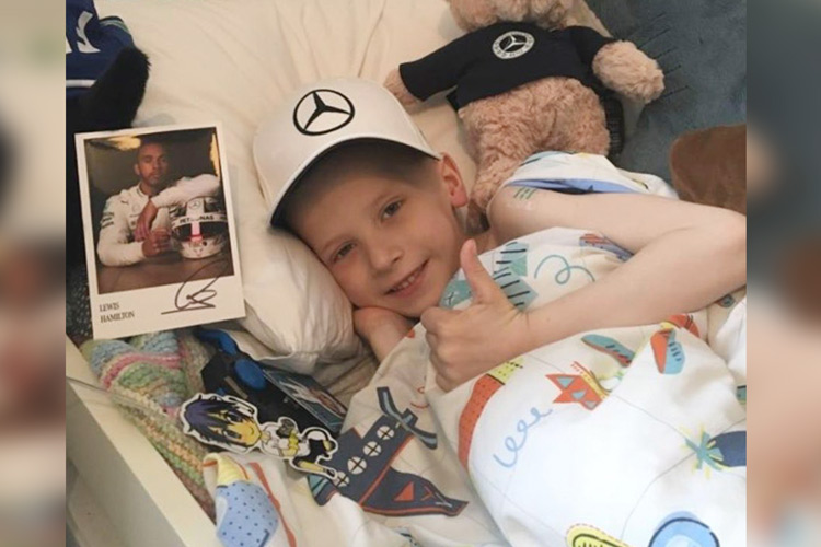 Video: This cancer-stricken boy’s message inspired Hamilton to win Spanish Grand Prix