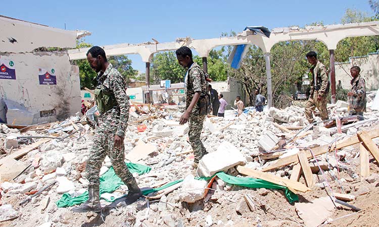 Suicide bomber claims 4 lives in Somalia