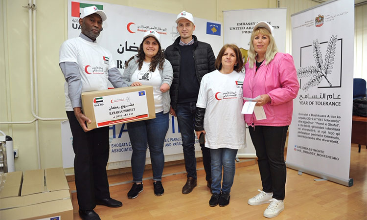 UAE Embassies oversee distribution of Ramadan Ration in Kosovo, India