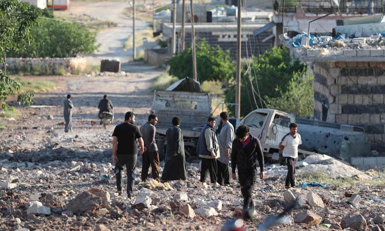 Russia air strikes kill 10 civilians in northwest Syria