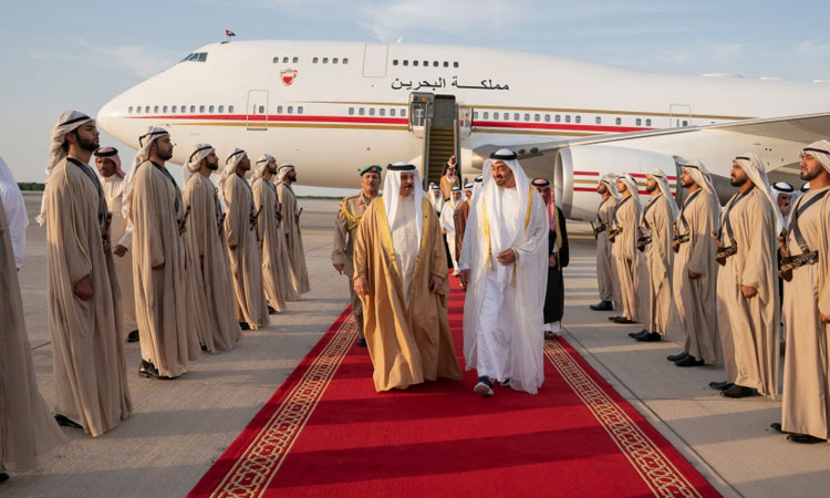 Mohamed Bin Zayed receives king of Bahrain