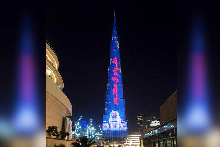 Video: Burj Khalifa congratulates Sheikh Mohammed on sons’ weddings