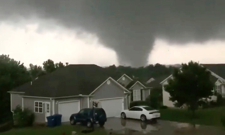 Three killed as violent tornado strikes Missouri