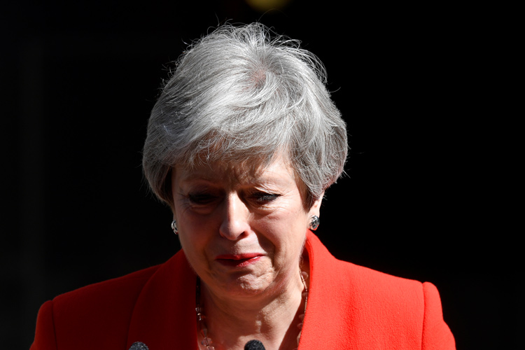 British Prime Minister Theresa May will resign on June 7