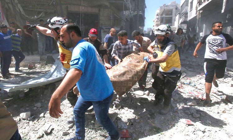 Regime bombardment kills 12 civilians in northwest Syria