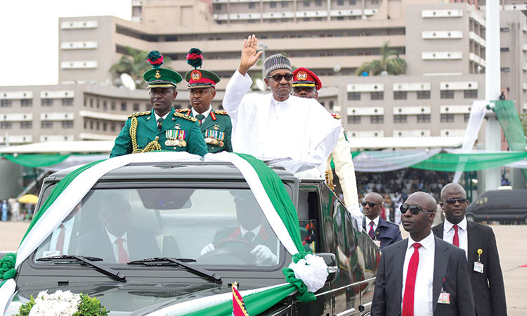 Buhari sworn in for second term