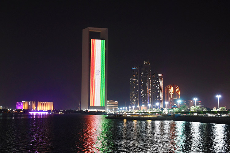 Video: ADNOC marks Indian Prime Minister’s inauguration with captivating display 