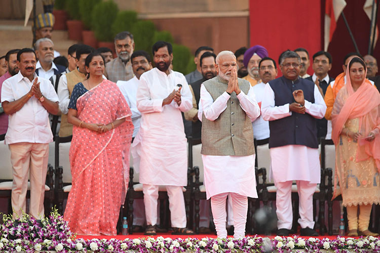 Modi sworn in for second term as India's prime minister