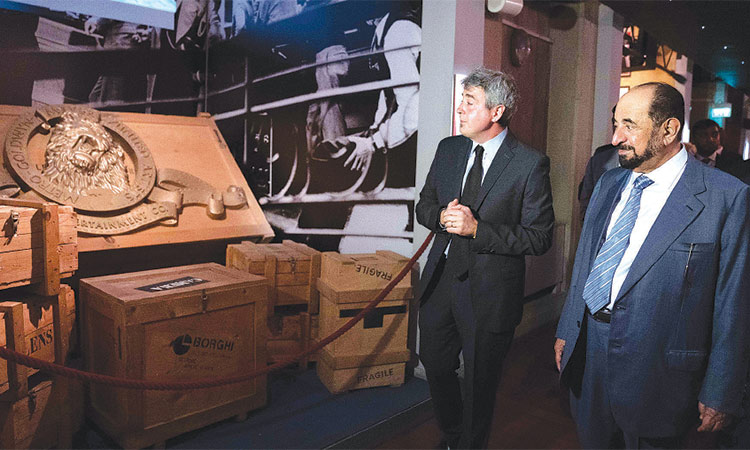 Sultan visits National Cinema Museum in Turin