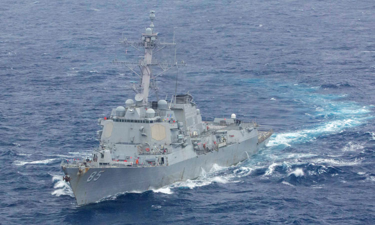 US destroyers sail in disputed South China Sea