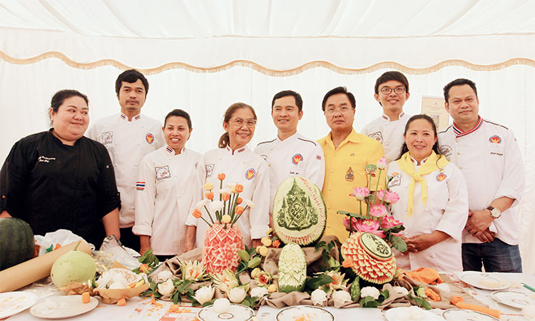 Thai chefs fete new king with one-off creations