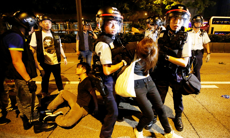 Security purge silences society in Hong Kong