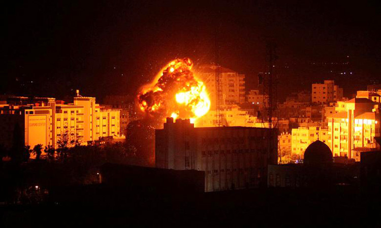 Israel strikes Gaza after a rocket is fired