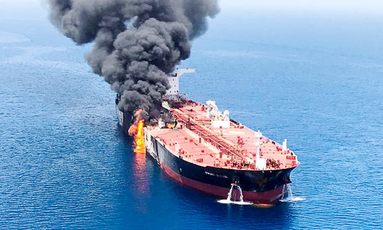 Trump blames Iran for tanker attacks but calls for talks