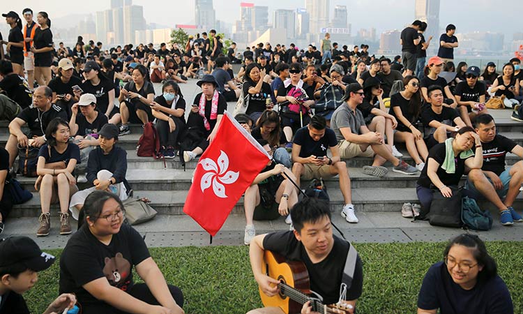 Massive demonstration chokes Hong Kong as extradition anger boils