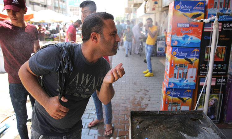 Heatwave hits Iraq — and sparks begin to fly 