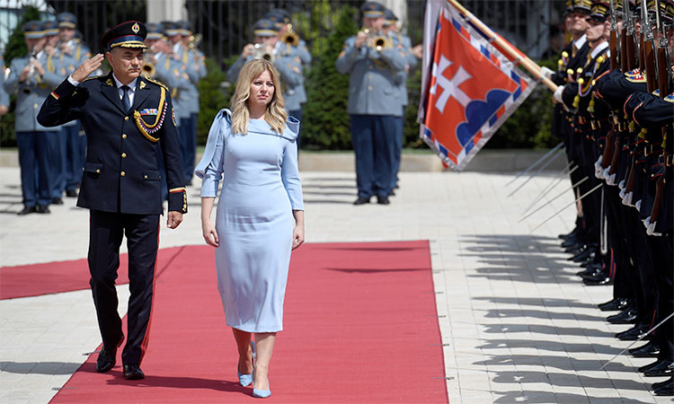 Anti-graft activist sworn in as Slovakia’s 1st female president