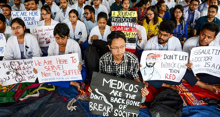 Indian doctors strike over violence from patients and families 