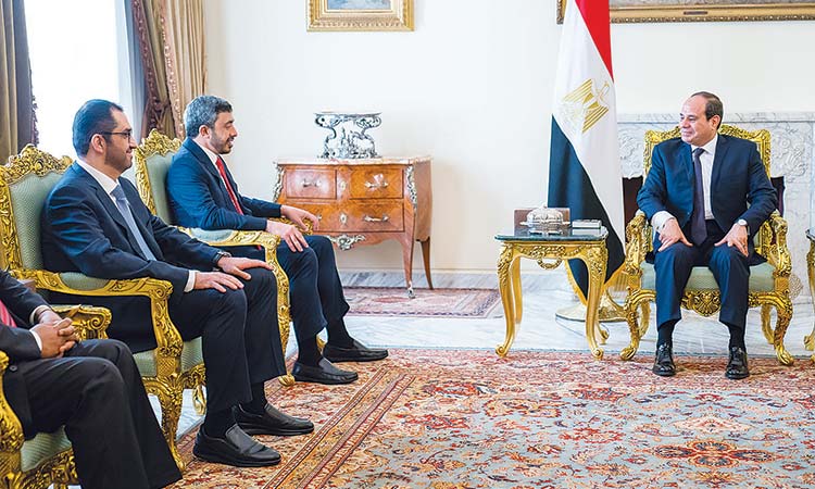 Sisi reaffirms support for UAE against all challenges