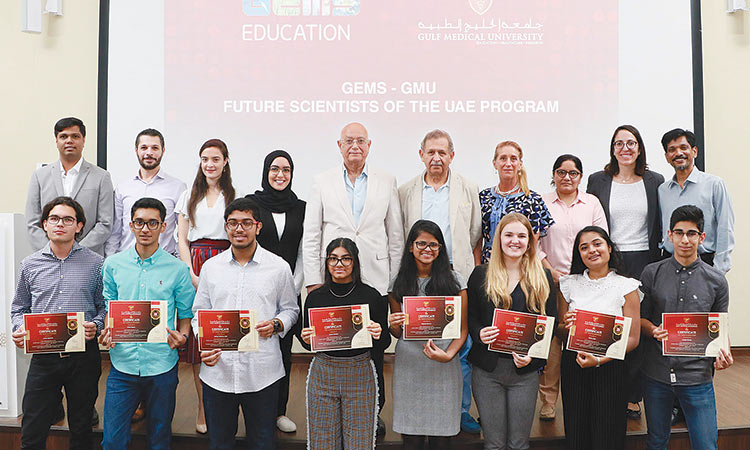 16 ‘UAE Future Scientists’ complete internship