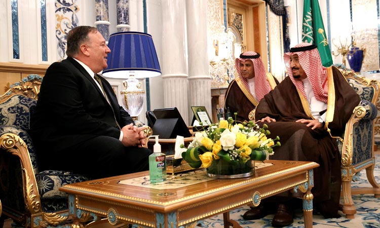 Pompeo meets Saudi king on Iran crisis