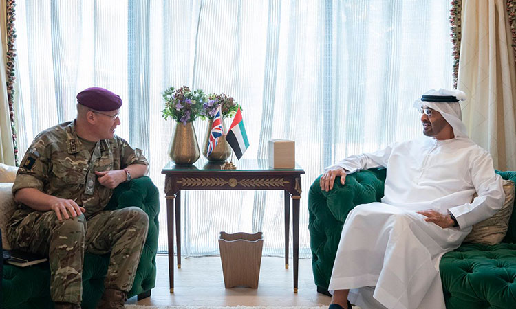 AD CP receives UK's Defence Senior Advisor for ME