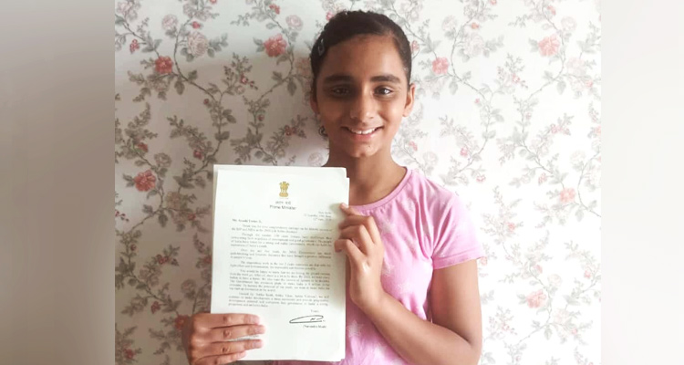 Modi replies to 11-year-old girl's letter