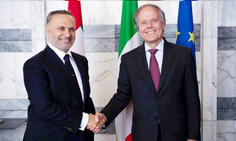 Gargash, Italian FM discuss Middle East challenges