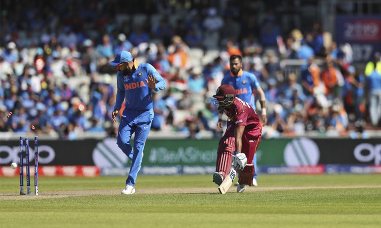 India end West Indies World Cup hopes of progressing 