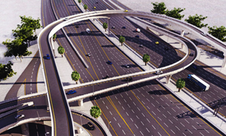 Firm invests Dhs114m in Al Khail Avenue's roads and bridges