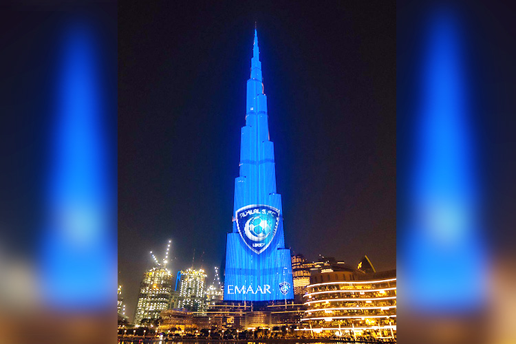 Video: Burj Khalifa shines with Emaar and Saudi’s Al Hilal football club partnership